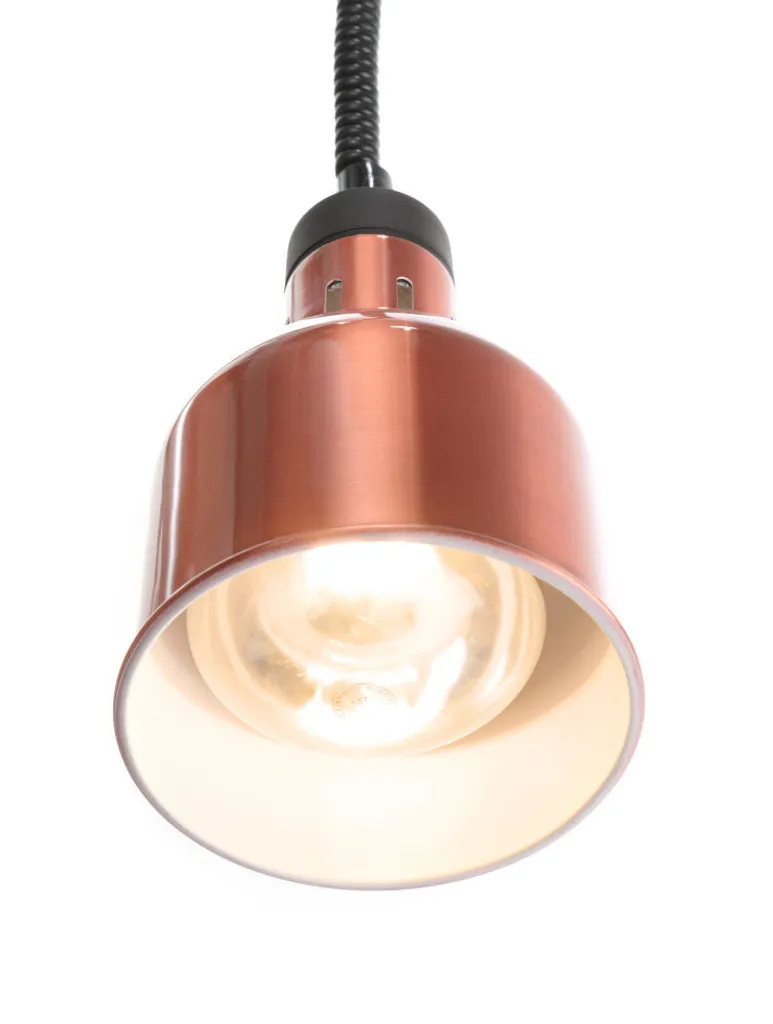 Lampe chauffante rétractable Hendi noire 250W cylindre réglable - 9