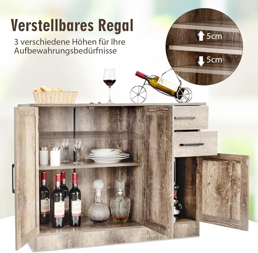 Console de salon boisée 110cm pour optimiser le rangement de la maison