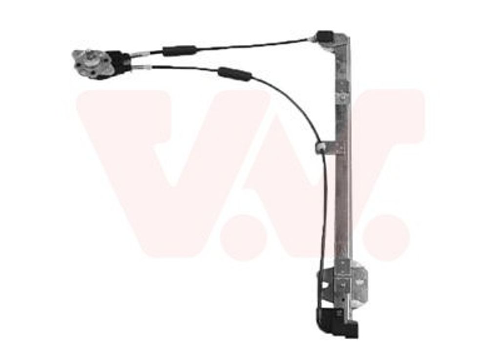 VAN WEZEL 1601231 Manuell Fensterheber Vorne Links für FIAT Seicento / 600 Schrägheck (187) CINQUECENTO (170)