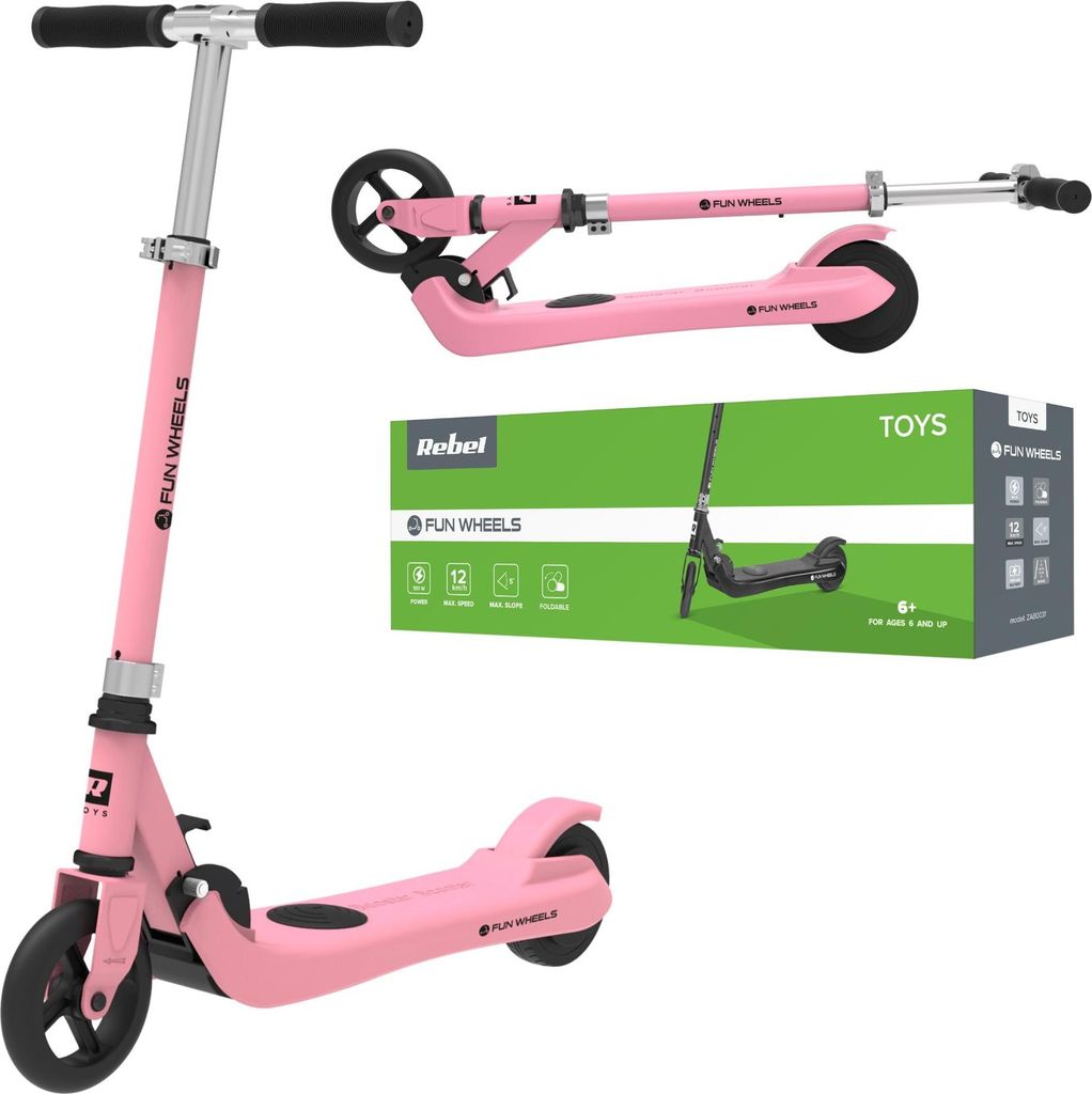 Rebel ZAB0031P Elektroroller für Kinder „Fun Wheels“, 12 Produktbild 