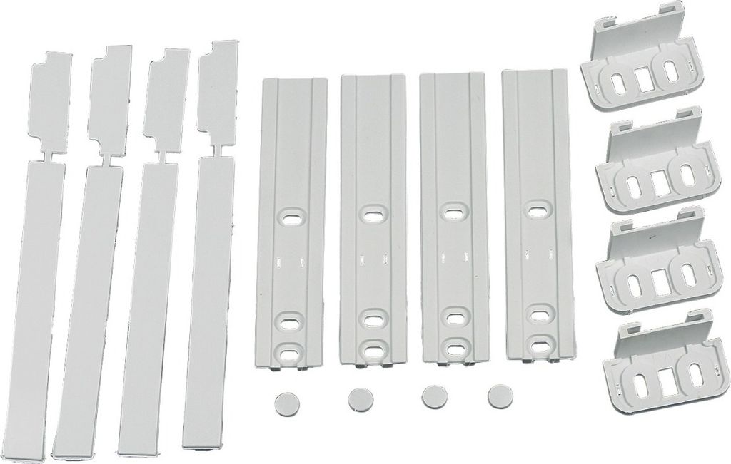 Bauknecht Whirlpool 481231019131 4er SET Schlepptür Schranier Türschranier Türband Set Satz Gelenk Aufhängung Kühlschrank Gefrierschrank Kombi...