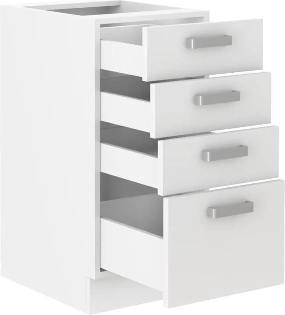 Meuble d'appoint 40 x 52 x 82 cm - Rangement Compact Multi-usage Bois