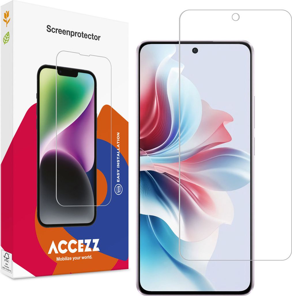 Accezz Screen Protector aus gehärtetem Glas Oppo Reno 11 F