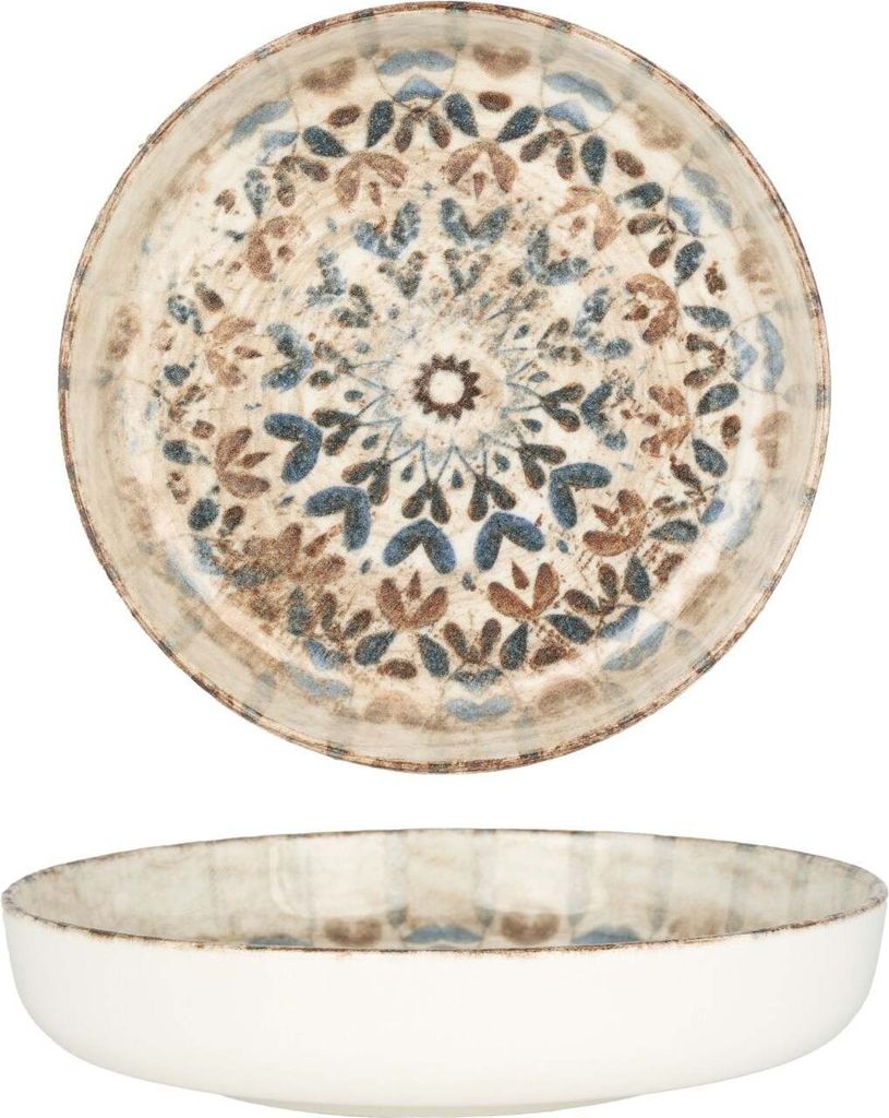 Talerz głęboki Rinart - Aztec - Porcelana - 19 cm (500cc) Zdjęcie produktu 