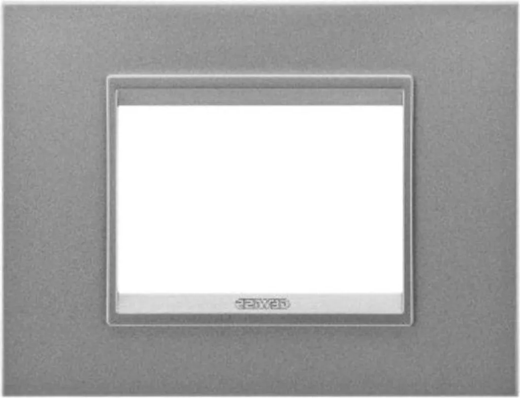 Panneau métallique Chorus gris anti-traces 4 modules effet aluminium