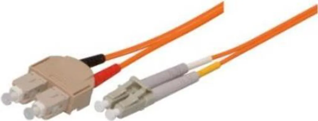 Cordon Optique 15m pour Liaison Serveur SC vers LC Multimode OM2
