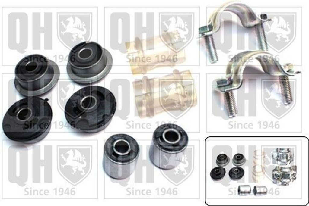 QUINTON HAZELL EMBK2065 Stabilisatorlager Reparatursatz passend für PEUGEOT 205 II (20A/C) Vorne 20mm Gummilager