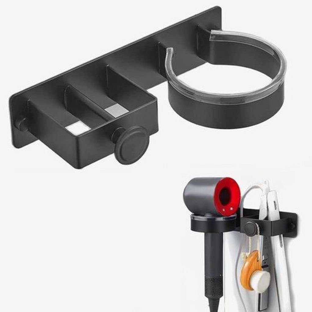 Haardroger- en stijltanghalter ohne Bohren - Selbstklebender Haarstyler- und Stilgerätehalter