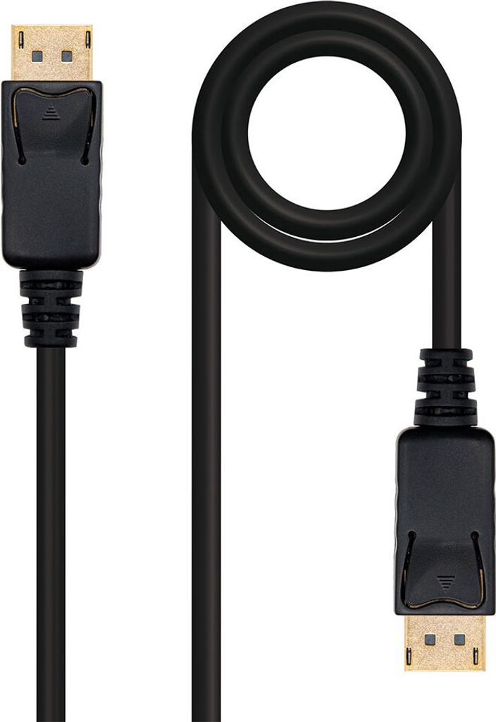 Nanocable 10.15.2300 M/m 50 Cm Displayport-kabel Schwarz Schwarz One Size