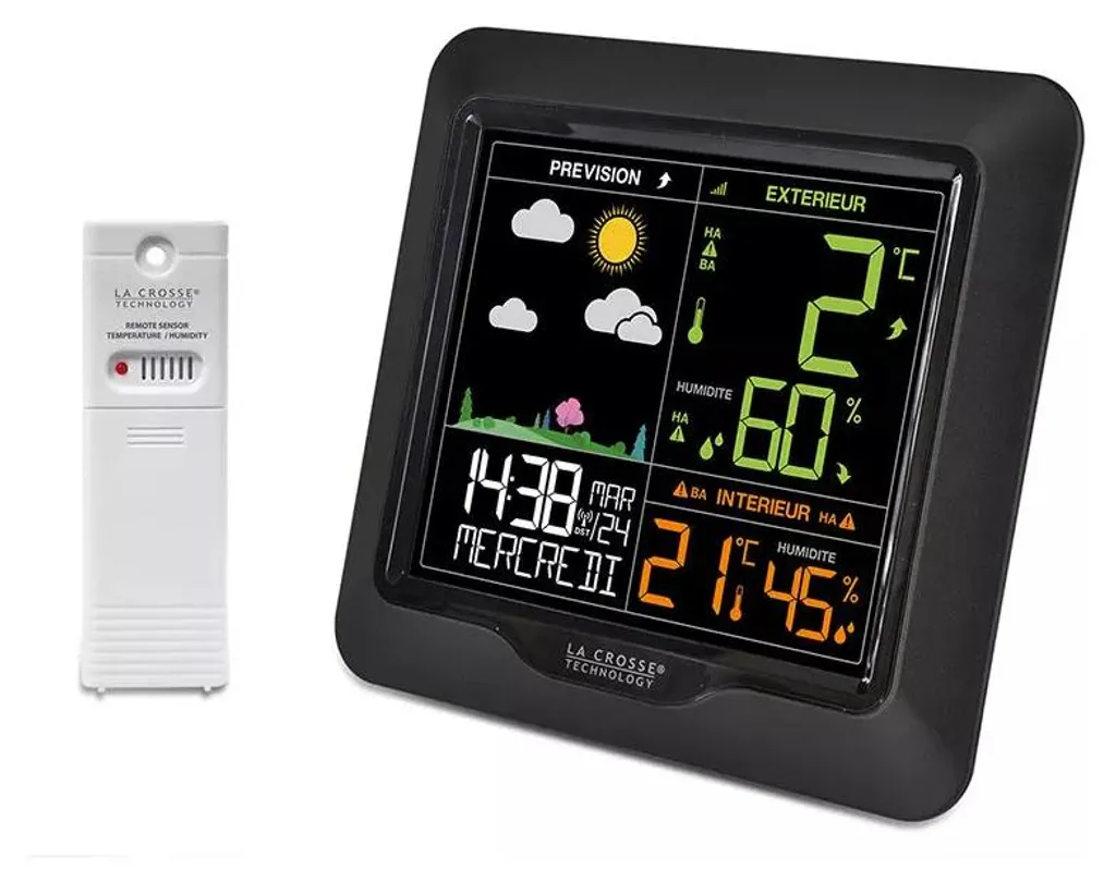 Station Météo LCD Couleur : Dites Adieu aux Mauvaises Surprises du Temps