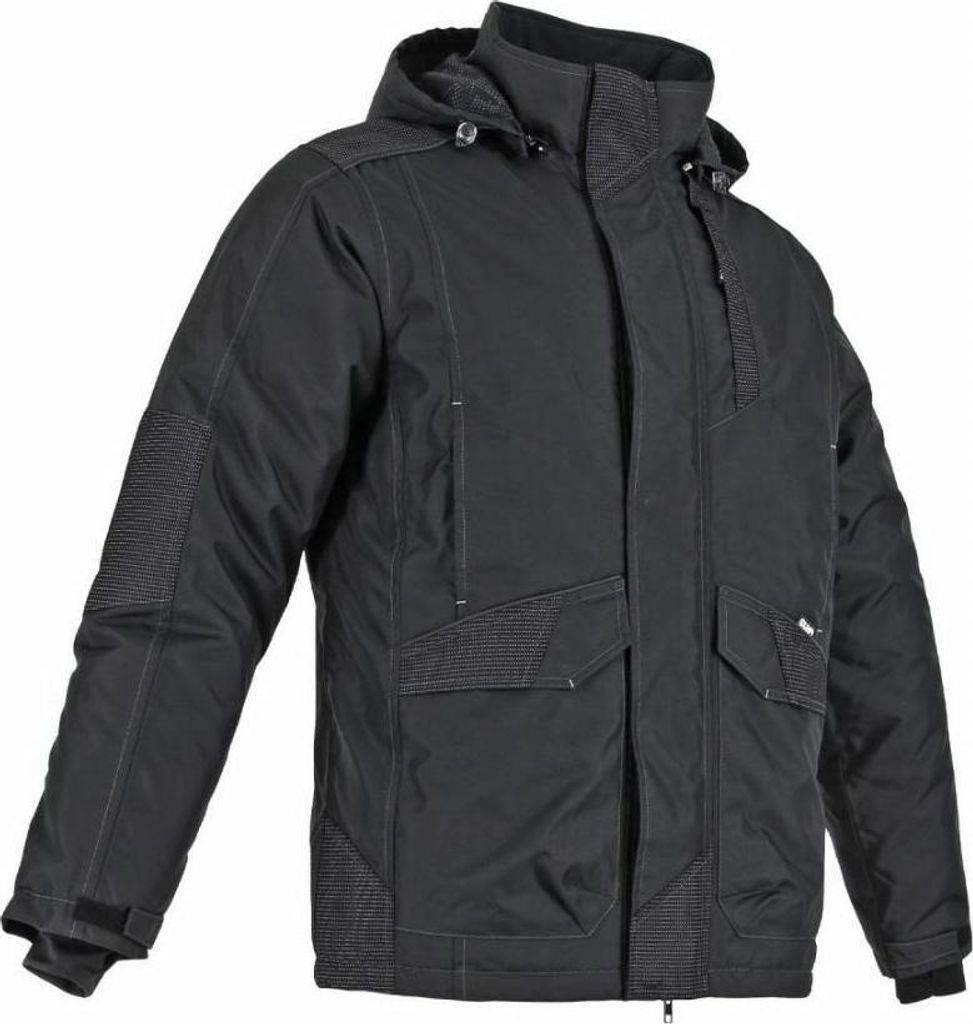 Gesteppter Parka mit mehreren Taschen LMA Schwarz 2268 OURAL T.2