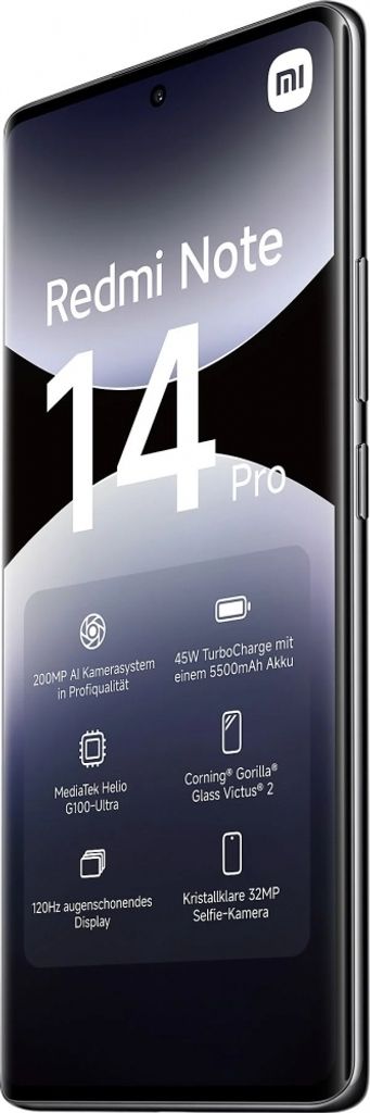 Xiaomi Redmi Note 14 Pro 8/256GB Midnight Black (60482) Produktbild 4