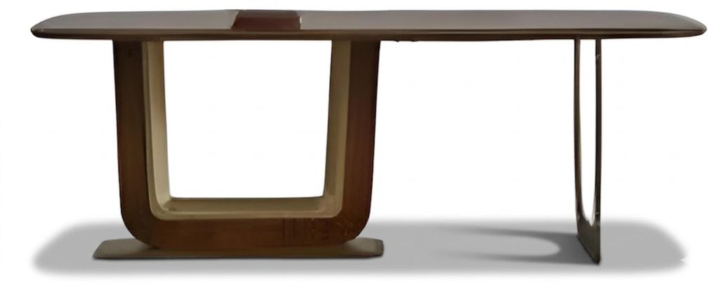 Designer Esszimmer Set Tisch 4 Stühle Konsole Spiegel Modern