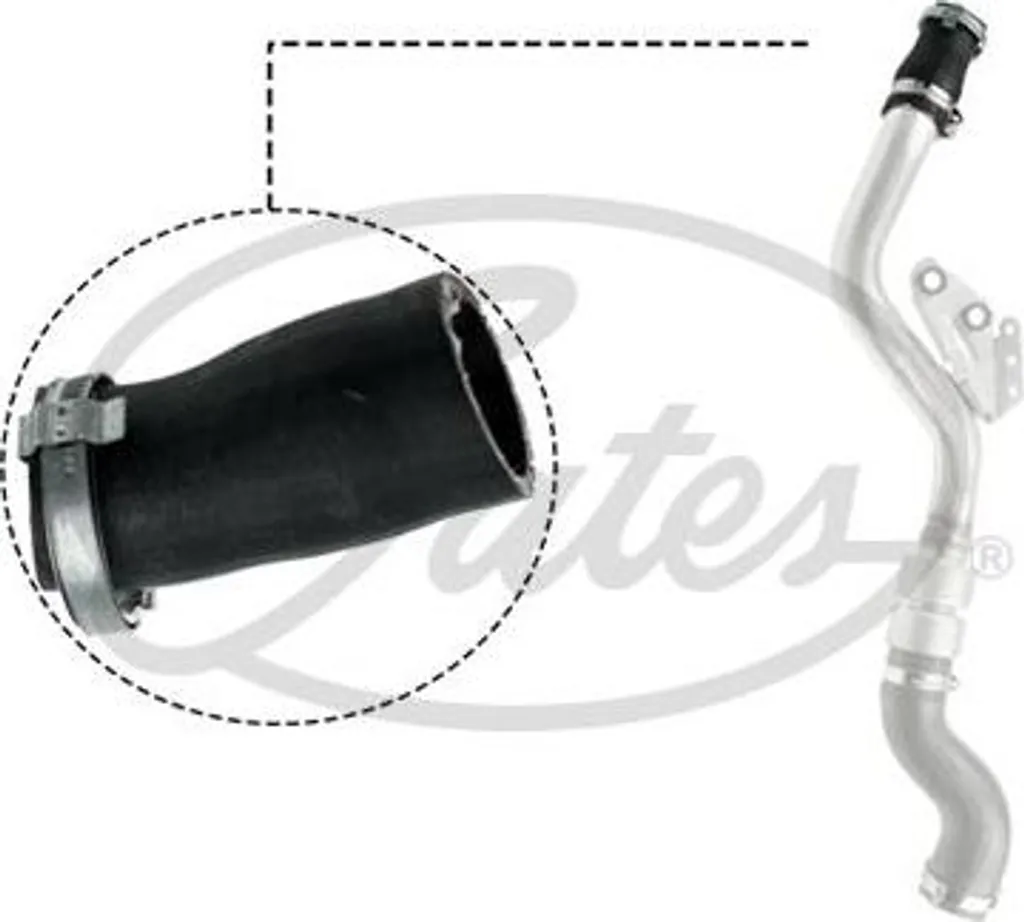 Manicotto Turbo GATES 09-0568 Ricambio PNH500351 Land Rover Discovery