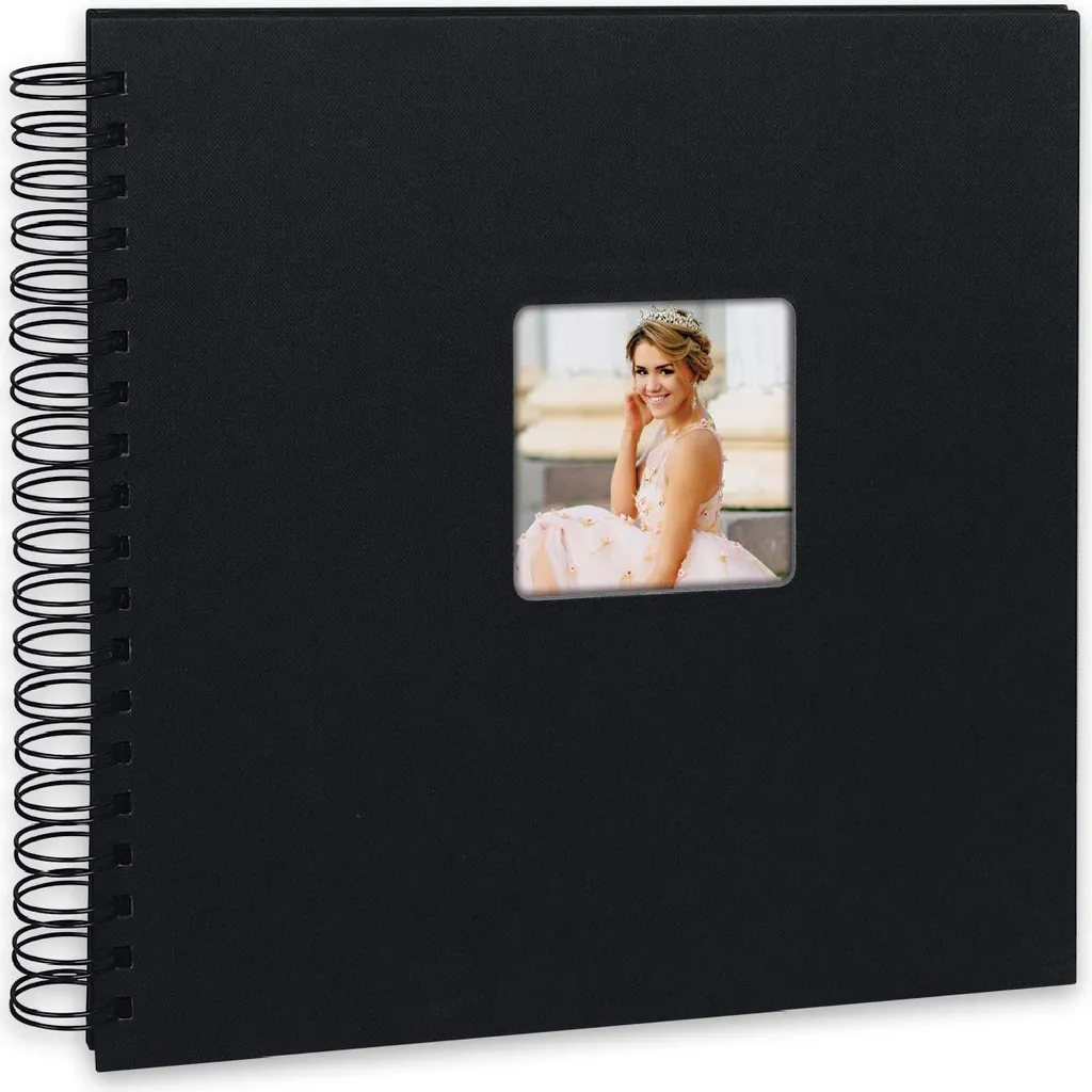 ZEP Misty Nero 31x31 cm Album Professionale 50 Pag Nere - Qualità Foto