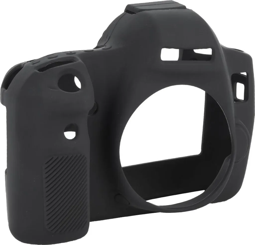 Custodia Protettiva Silicone per Canon 6D - Armor Skin Nera Morbida