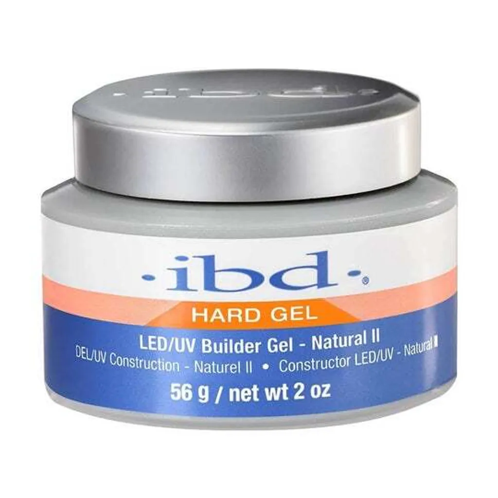 IBD Hard Builder Gel LED/UV Natural II 56g - Gel de Construction Ongles
