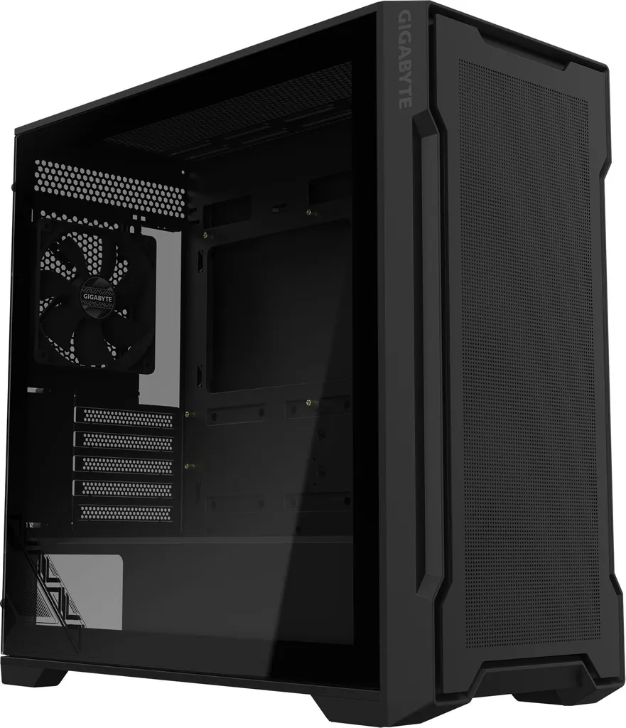 Case GIGABYTE C102 GLASS Nero: Flusso Aria Ottimizzato e GPU 410mm