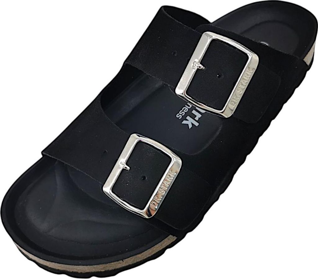 Dr. Stark Tango Damenschuhe Pantoletten Fußbett Schwarz Freizeit, Schuhgröße:42 EU