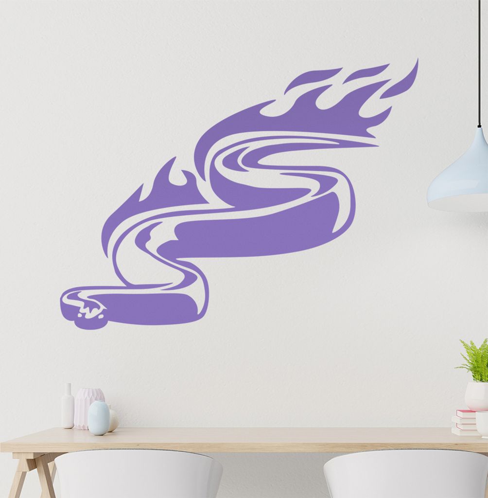 Tribal Schlange Wandtattoo in 6 Größen - Wandaufkleber Wall Sticker - Dekoration, Küche, Wohnzimmer, Schlafzimmer, Badezimmer