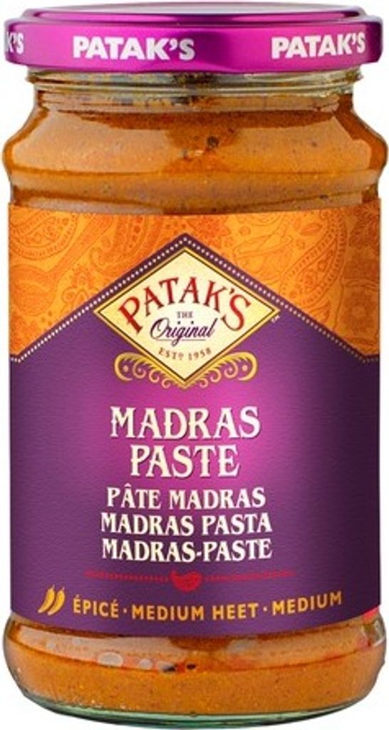 Pataks- Madras Paste 283 gr Paste Soße Scharf
