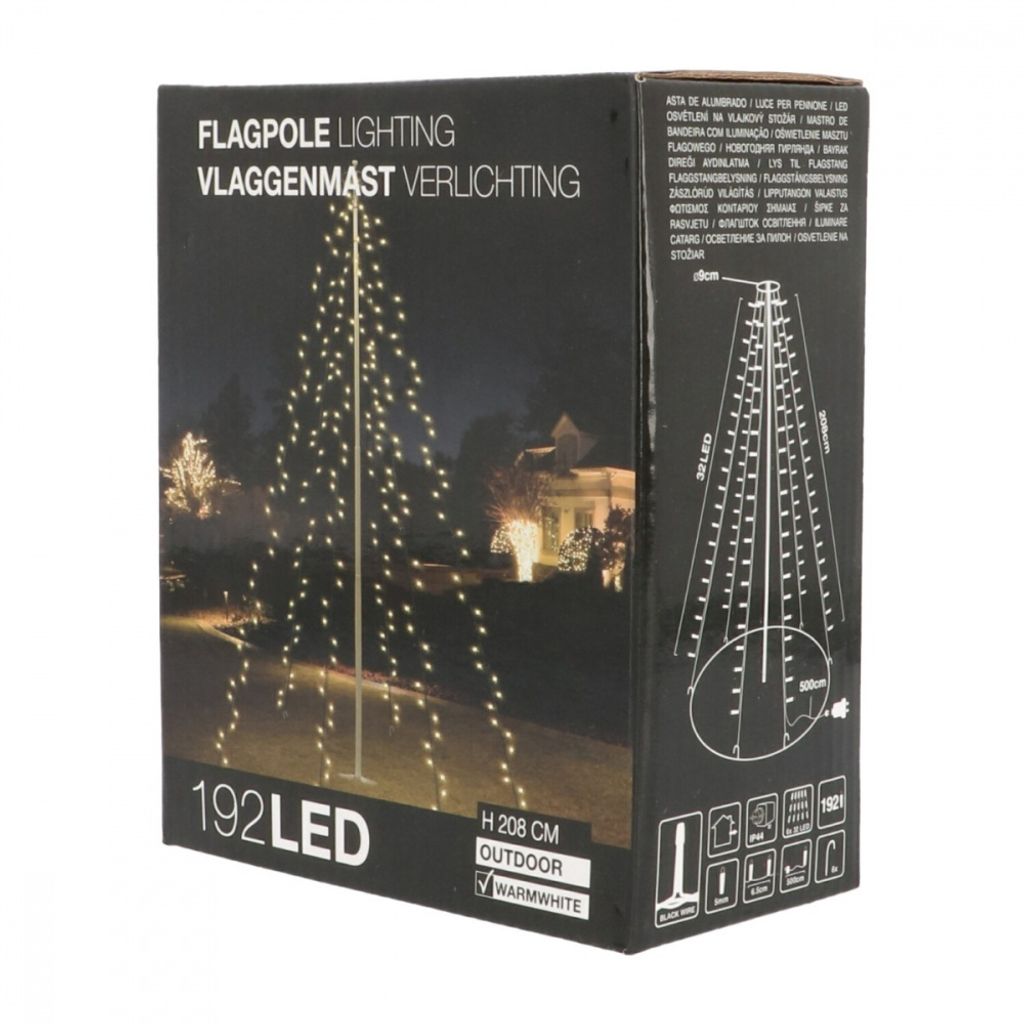 Ambiance osvetlenie stožiara so 192 LED diódami 208 cm Obrázok produktu 31