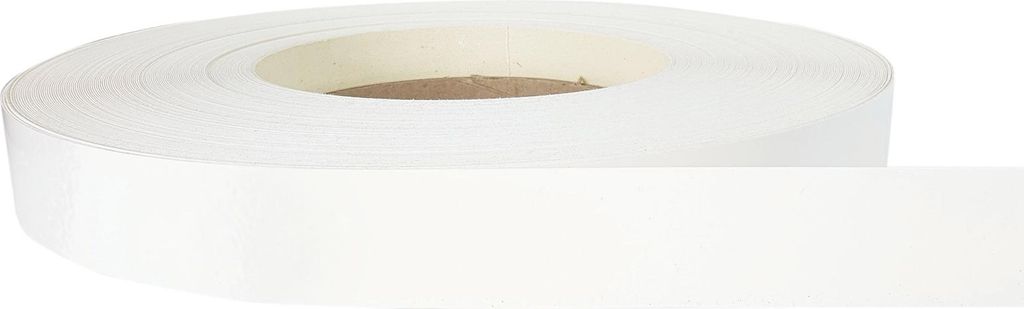 Kantenumleimer 4x5000 cm - Weiß Glanz - Melamin Kantenband mit Schmelzkleber für stabile Möbelkanten - Umleimer für Schutz und dekorativen Absc...