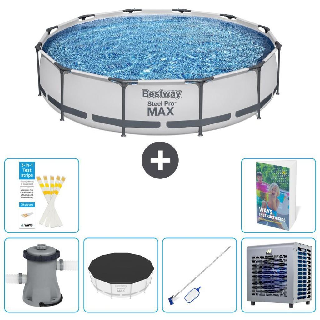 Bestway Steel Pro MAX Rund - 366x76 cm - 7-teilig S283