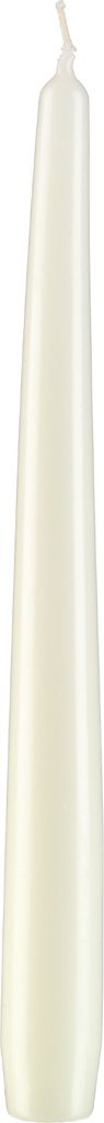 konische Kerzen, Spitzkerzen Elfenbein 29,5 x 2,3 cm, 12 Stück (14295.31.012.0002)