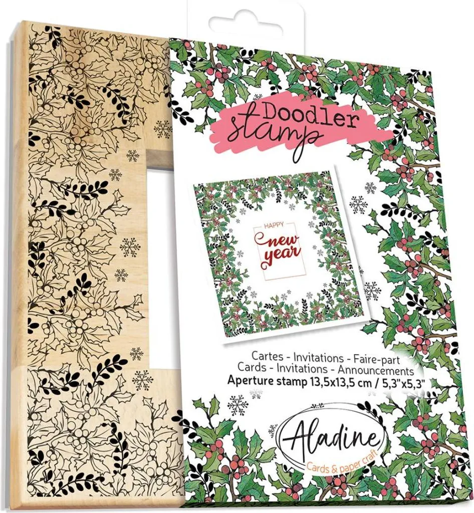 Tampon Doodlers Cesmína pour des impressions nettes sans bavures d'encre