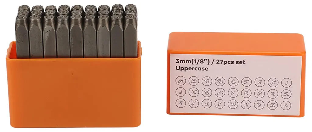 Outils de marquage pour bijoux et création artisanale en métal résistant