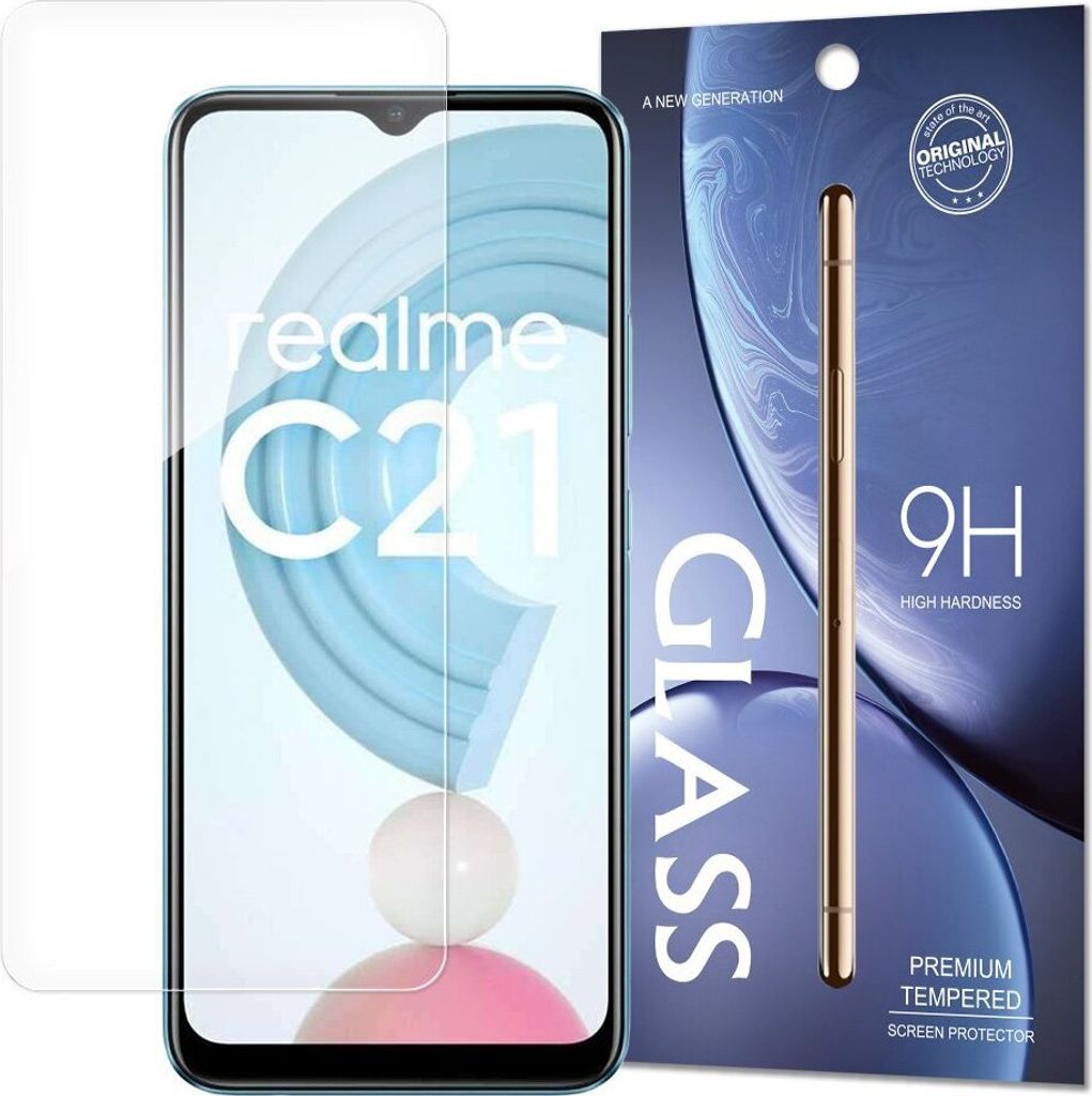 Tempered 9H Glas für Realme C21 - Ultimativer Displayschutz KP9786