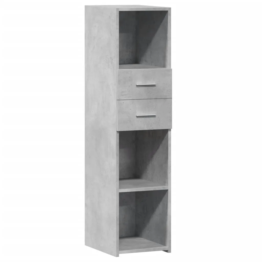 SYFAX™ Credenza Alta Grigio Cemento | Mobile Dispensa in Multistrato