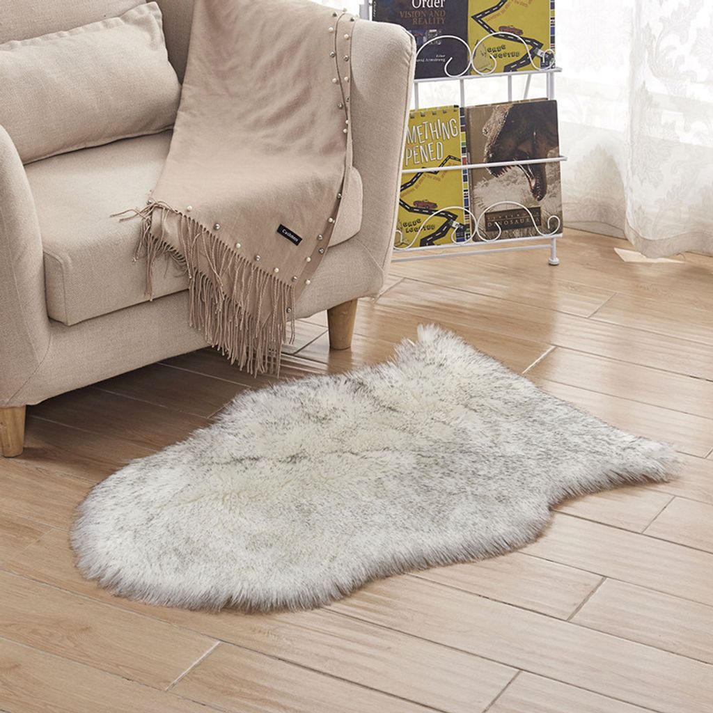 Dywan z wysokim włosiem 40x60cm dywan ze sztucznego futra Zdjęcie produktu 