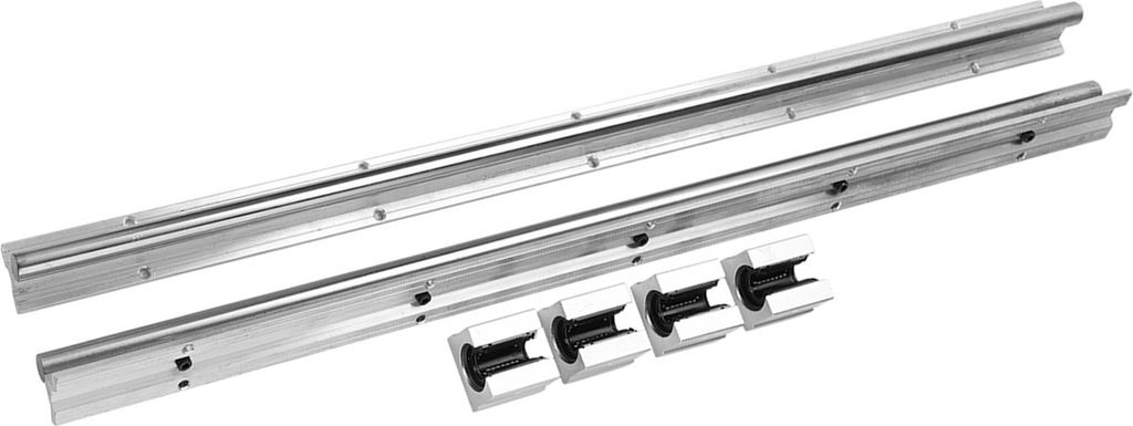 2pcs SBR16-750mm 16mm Linearschlitten Führungswelle Schiene 4 SBR16UU Lagerblock CNC Teile