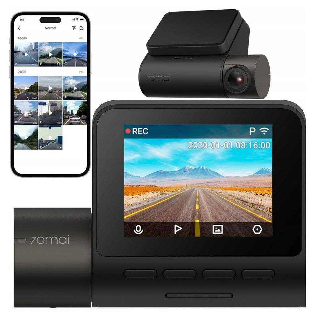 70MAI A200 DASH CAM Kamera samochodowa wideorejestrator Zdjęcie produktu 