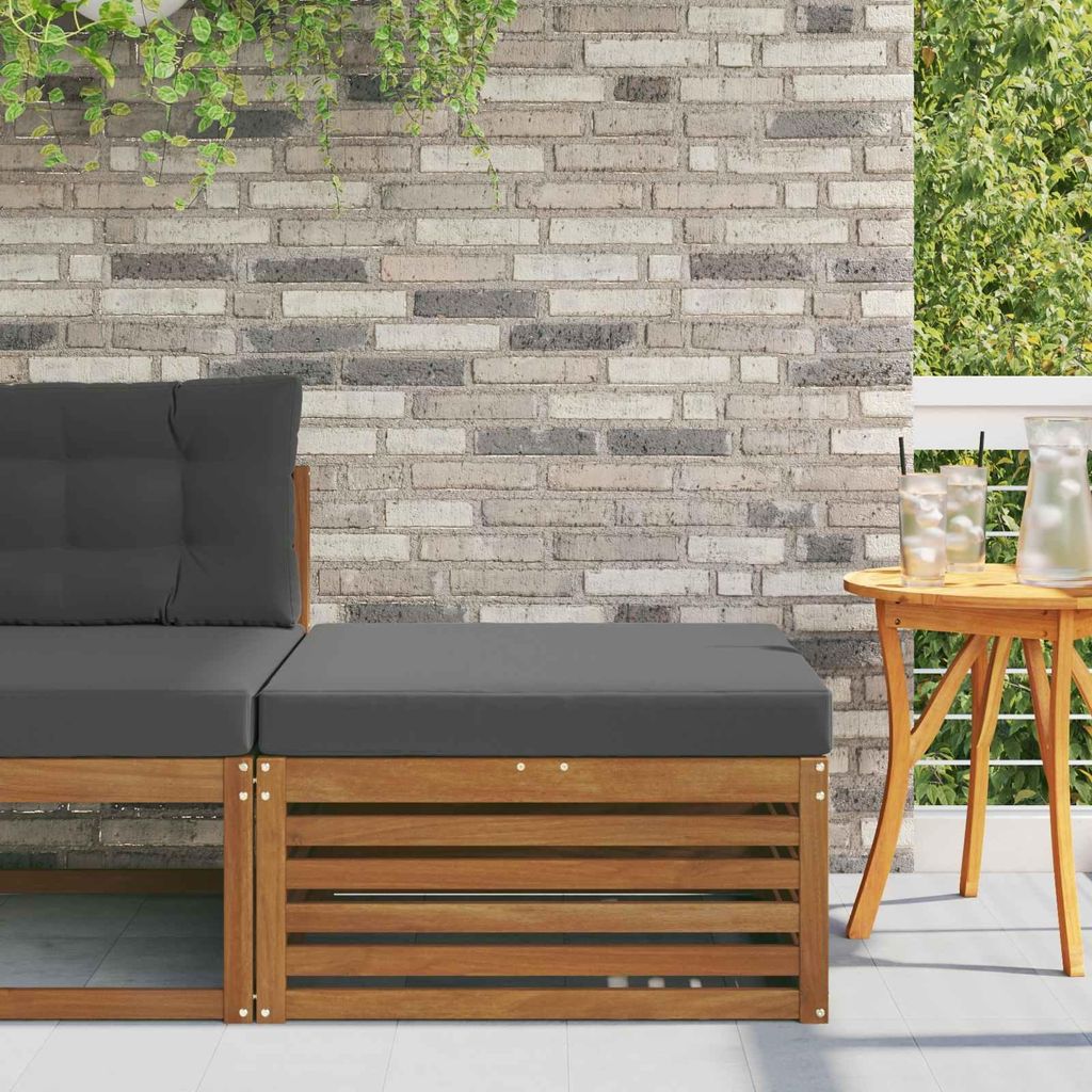 "im Sonderangebot"Outdoor-Fußhocker 1 PC - CLORIS - Gartenhocker/Sitzhocker - Massivholz Akazie Natur - Gartensofas Promotion459927