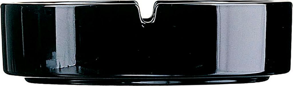 Arcoroc Aschenbecher 6 Stück stapelbar Set Schwarz Glas Produktbild 