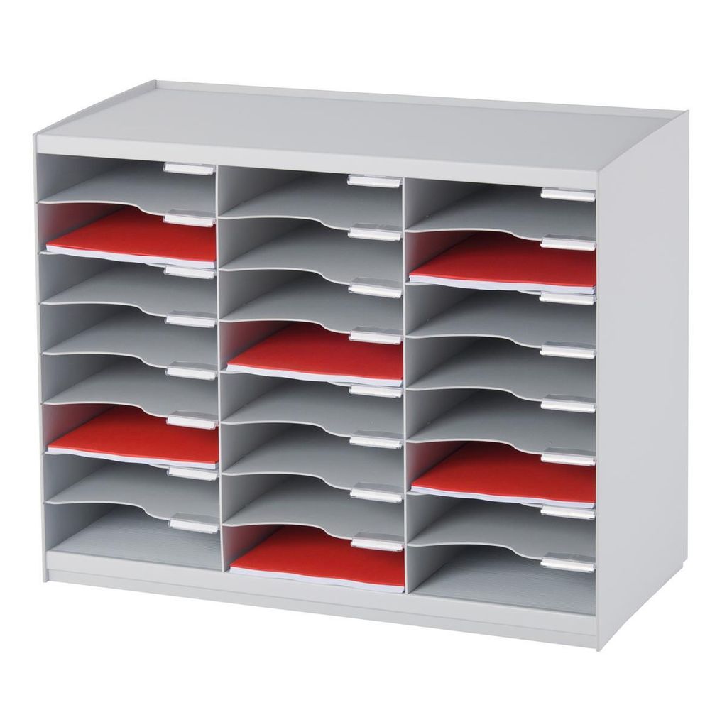 PAPERFLOW 802.02 Station de tri 24 cases gris(T) Image du produit 