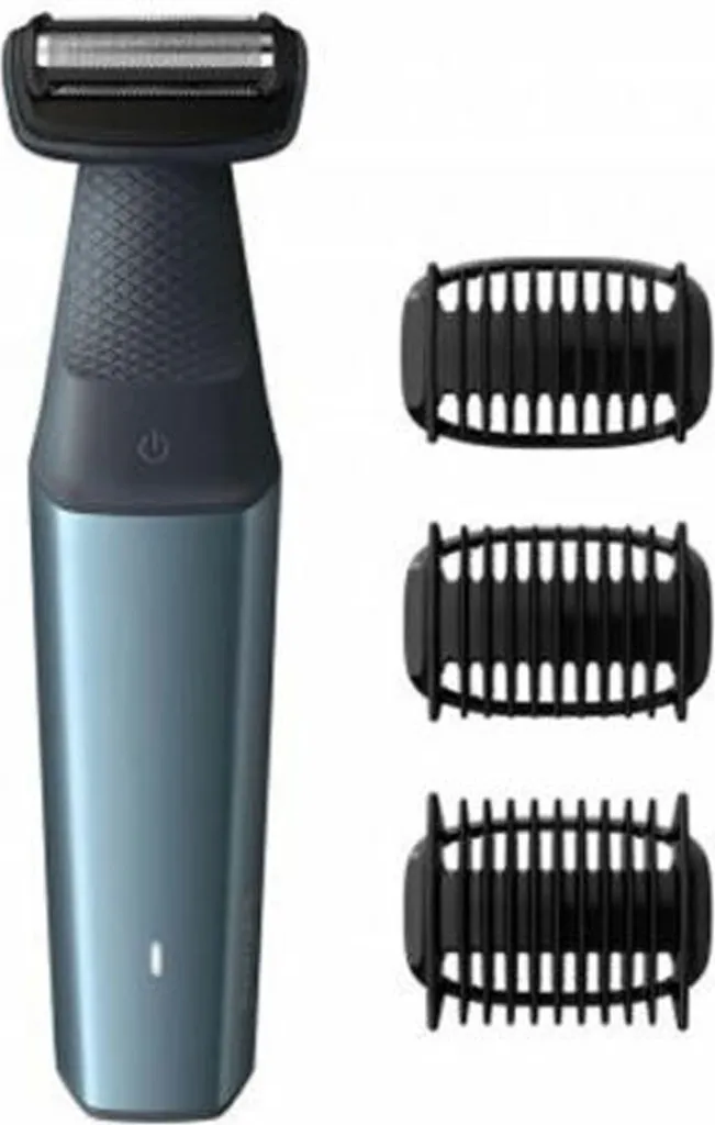 Depilatore Uomo Philips Bodygroom 3000 Nero e Blu - Delicato Inguine