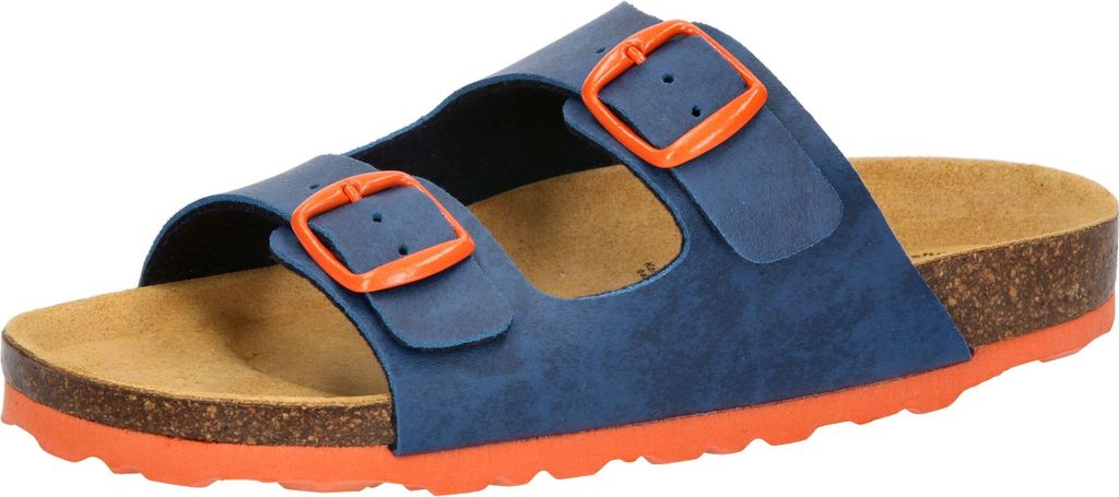 Pantolette Bioline Kids mit verstellbarem Schnallenverschluss und flexibler Laufsohle, Größe 28