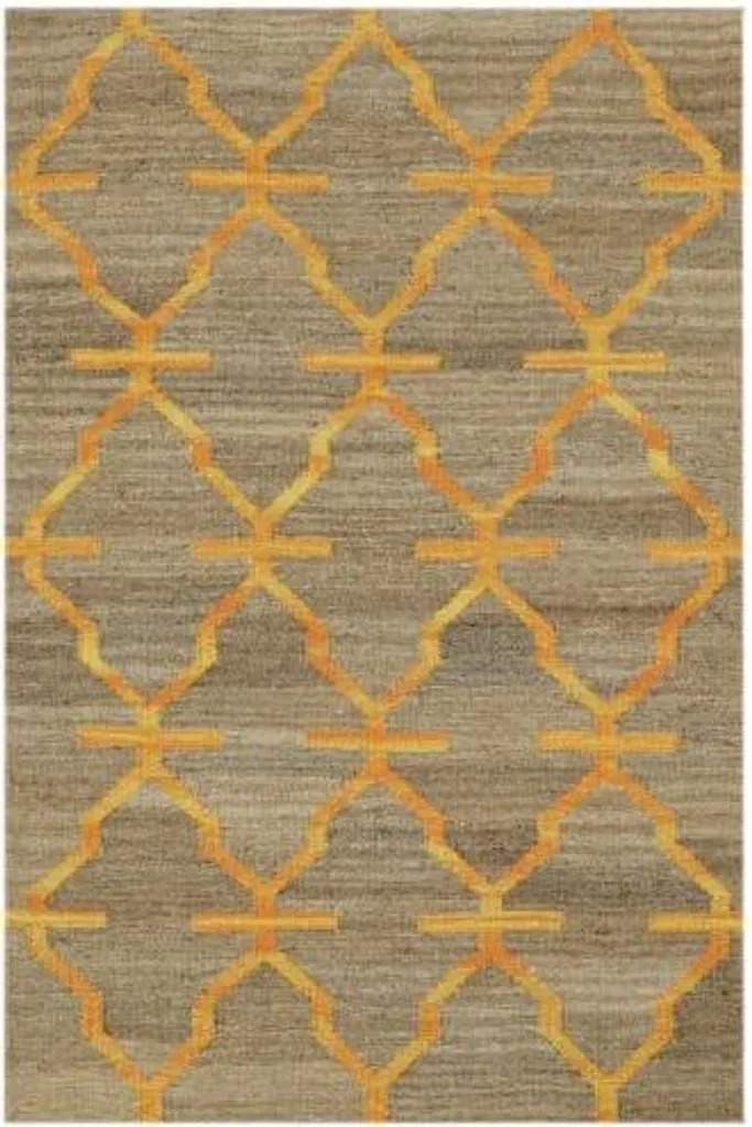 Tapis Kelim en laine naturelle 90x140 cm - Style scandinave et moderne