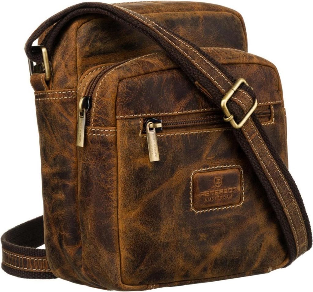 PTN 376-TMH-5955 Hellbraune Ledertasche Produktbild 