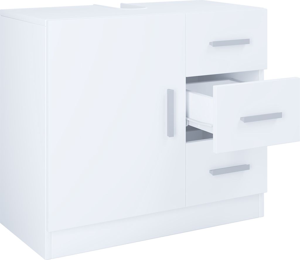 Armadio lavabo in legno | Armadio bagno | Dimensioni: H. 56 Immagine del prodotto 