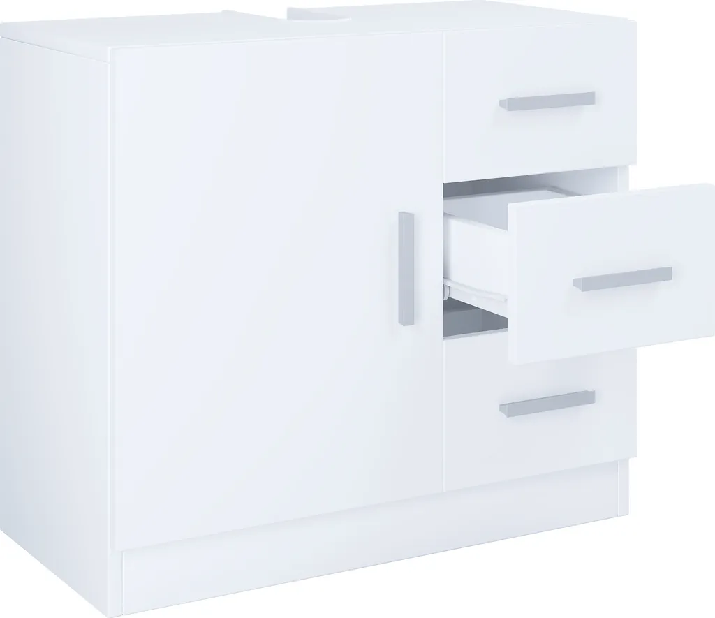 Mobile Sottolavabo Zalo Bianco 63x56x30 cm | Arredo Bagno Salvaspazio