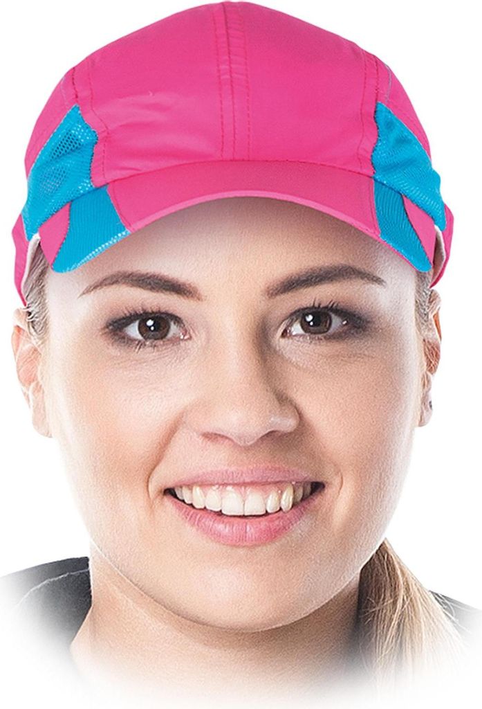 DAMEN FLASH pinke Baseballkappe mit Mesh-Einsätzen für bessere Belüftung