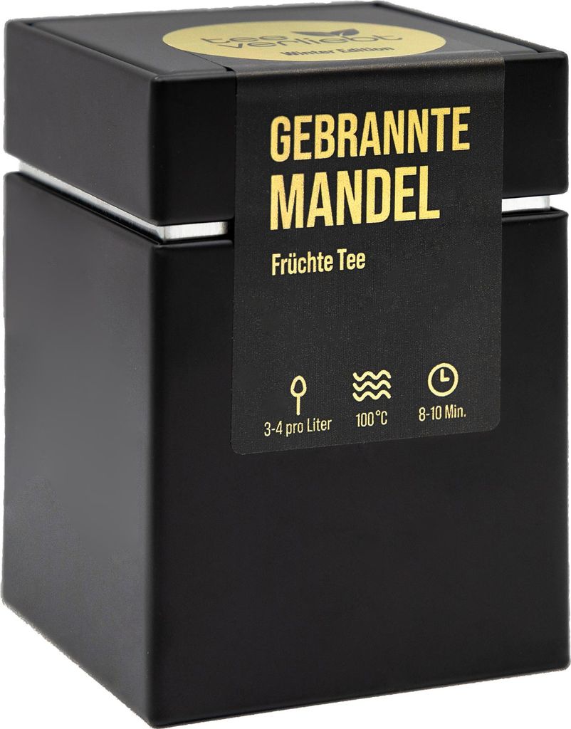 teeverliebt - Gebrannte Mandel Geschenkdose | 80g Produktbild 