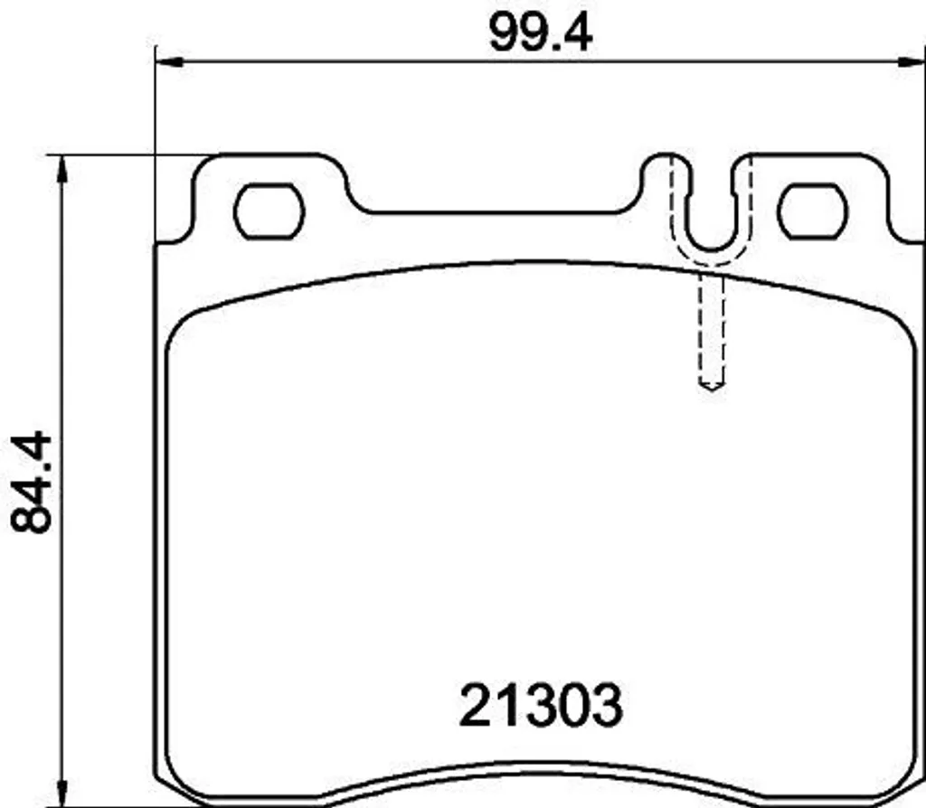 HELLA 8DB 355 007-551 Plaquettes de Frein OE 24200420 pour Classe S W140