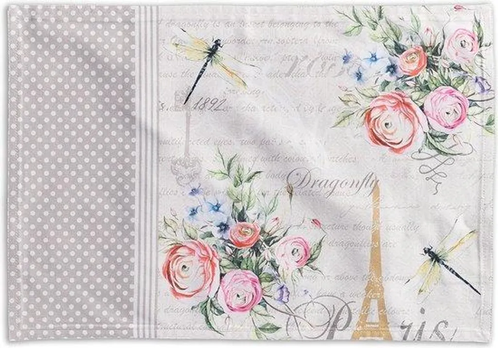 Sets de table de Pâques 100% coton lot de 4 - Nappe 33x48 cm lavable