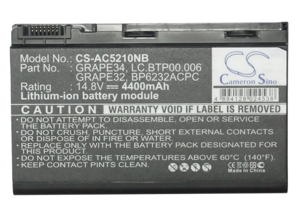 Batterie Techtek pour Acer Extensa 5220 5120 5210 - Haute Performance